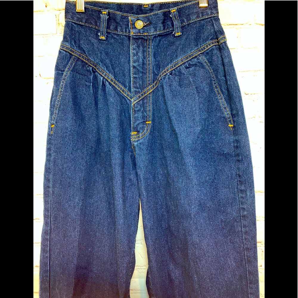 Vintage 80s L’abeille High Waisted Mom Jeans Size 4 - Picture 4 of 5
